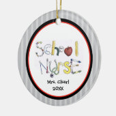 Adorable School Nurse Ornament (Links)