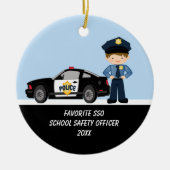 Adorable School Safety Officer Ornament (Vorne)