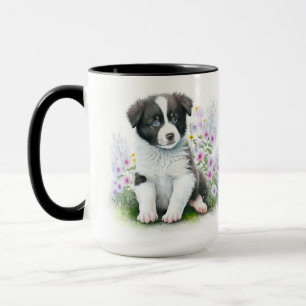 ADORABLE SCHWARZ-WEISSE GRENZÜBERSCHREITENDE KALZE TASSE