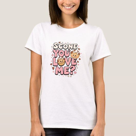 Adorable Scone Graphics für Backfans T-Shirt (Vorderseite)