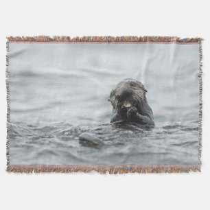 Adorable Sea Otter Decke