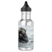Adorable Sea Otter Edelstahlflasche (Rechts)