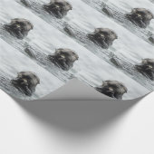 Adorable Sea Otter Geschenkpapier (Ecke)