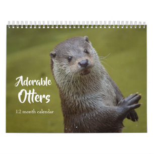 Adorable Sea Otters 2025 Kalender