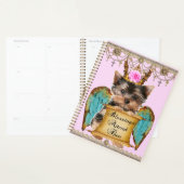 Adorable Shabby Chic Yorkie Angel Puppy Dog Planer (Anzeige)