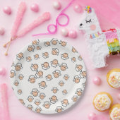 Adorable Sheep Face Paper Plate Pappteller (Party)