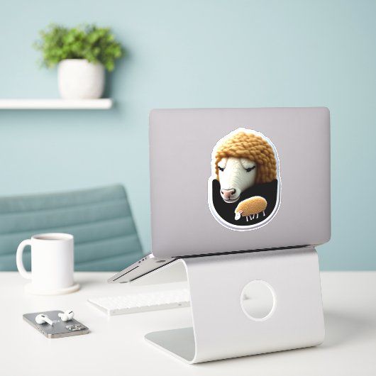 Adorable Sheep Stickers für jeden Anlass Aufkleber (Laptop auf Schreibtisch)