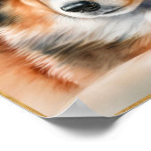Adorable Sheepdog Puppy Arwork Poster (Ecke)