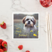 Adorable Shih Tzu Paper Napkins Serviette (Beispiel)