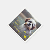 Adorable Shih Tzu Paper Napkins Serviette (Ecke)