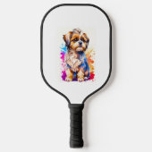 Adorable Shih Tzu Pickleball Schläger (Vorderseite)
