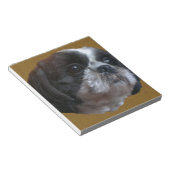 Adorable Shih tzu Rico Notizblock (angewinkelt)