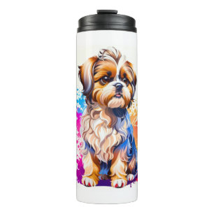Adorable Shih Tzu Thermosbecher