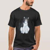 Adorable Sitting Exotic Shorthair Cat Owner T-Shirt (Vorderseite)