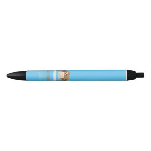 Adorable Sleepy Studium mit Kinder Name Sloth Kugelschreiber