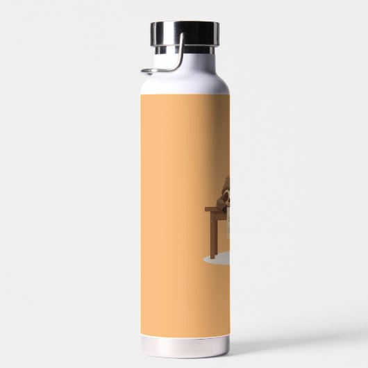 Adorable Sleepy Study Sloth Trinkflasche (Rechts)