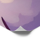 Adorable Sloth Eating Ramen Poster (Ecke)