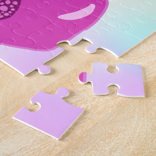 Adorable Sloth-Eishorn Jigsaw Puzzle (Seite)