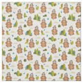 Adorable Sloth Fabric Stoff (Muster)