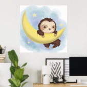 Adorable Sloth Poster (Heimbüro)