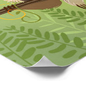 Adorable Sloth Poster (Ecke)