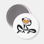 Adorable Slow LORIS - Primat - Wildtiere Magnet (Vorderseite/Rückseite)