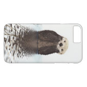Adorable Smilch Otter im Lake Case-Mate iPhone Hülle (Rückseite (Horizontal))