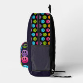 "Adorable Smile Emoji Pattern Collection" Bedruckter Rucksack (Rechts)