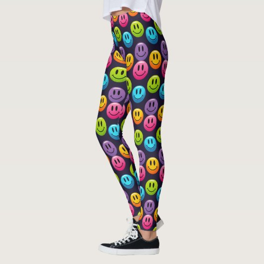 "Adorable Smile Emoji Pattern Collection" Leggings (Links)