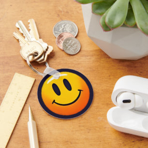 "Adorable Smile Emoji Pattern Collection" Schlüsselanhänger