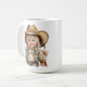 ADORABLE SMILING KLEINES KÄLCHENMÄDCHEN KAFFEETASSE (Vorderseite Links)