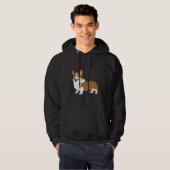 Adorable Smiling Welsh Corgi 482 Hoodie (Vorne ganz)