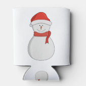 Adorable Snowman Dosenkühler (Rückseite)