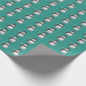 Adorable Snowman Geschenkpapier (Ecke)