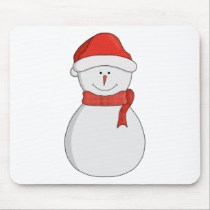 Adorable Snowman Mousepad