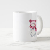 Adorable Snowman-Tasse Jumbo-Tasse (Vorderseite Rechts)