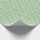 Adorable Snowmen Pattern | Cozy Christmas Vibes Geschenkpapier (Ecke)
