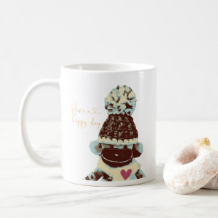 Adorable Sock Monkey Kaffeetasse
