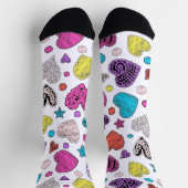 Adorable Socken mit Heart Emoji - Stilvolle Schuhe (Oben)