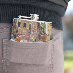 Adorable spielerisch flauschig niedliches Kätzchen Flachmann