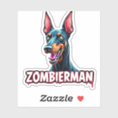 Adorable Spooky Golden Retriever Ghost Classic T-S Aufkleber (Blatt)