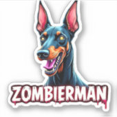 Adorable Spooky Golden Retriever Ghost Classic T-S Aufkleber (Vorderseite)