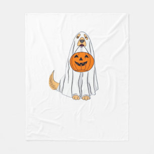 Adorable Spooky Golden Retriever Ghost Classic T-S Fleecedecke