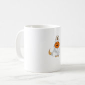 Adorable Spooky Golden Retriever Ghost Classic T-S Kaffeetasse (Vorderseite Links)