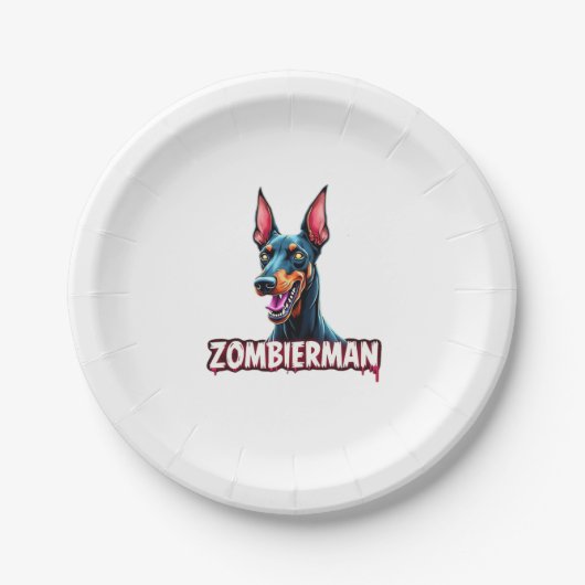 Adorable Spooky Golden Retriever Ghost Classic T-S Pappteller (Vorderseite)