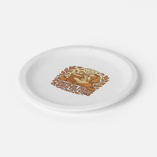 Adorable Spooky Golden Retriever Ghost Classic T-S Pappteller (Schrägansicht)