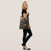 Adorable Spooky House and Halloween Pumpkin Patch Tasche (Am Model)