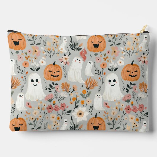 Adorable Spooky Season Ghost Makeup Bag Zubehörtasche (Rückseite)