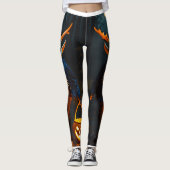 Adorable Spooky Wendigo Trick-oder-Leckerei-Leggin Leggings (Vorderseite)