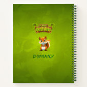 Adorable Squirrel Wildlife Nature Lover Green 🐿 Notizblock (Rückseite)